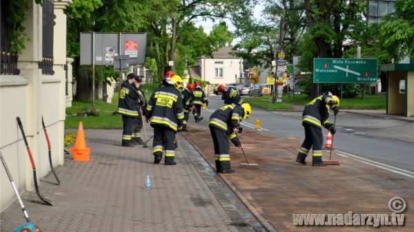 Uszkodził bak i zalał Kościelną